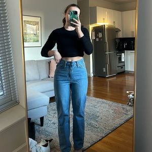 Oak + Fort Straight Leg Classic Jeans